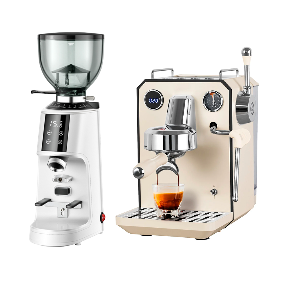 Espressomaskine 3006 og Kaffekværn Burr 64B 