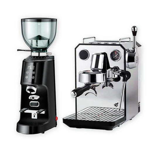 Espressomaskine 3006 og Kaffekværn Burr 64B 