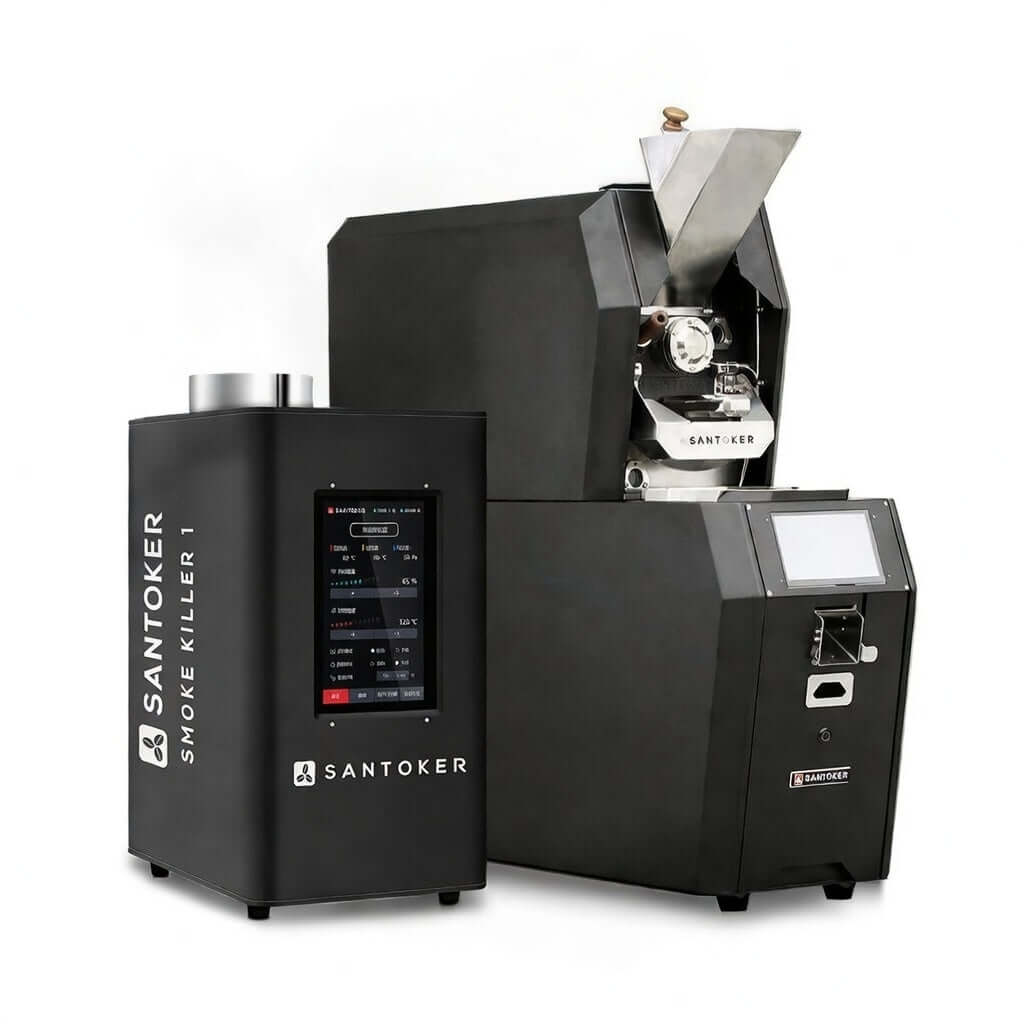 Santoker RX1 og Smoke Killer 1 hos Home Roast